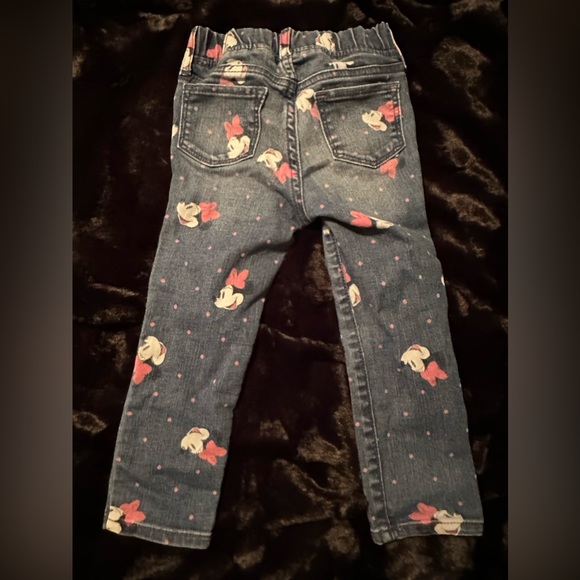 Gap Disney Minnie Mouse Toddler Girl Jegging Jeans size 4T EUC - Picture 2 of 2